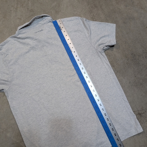 Travis Mathew Mens L Polo Golf Gray Stained - Picture 8 of 8